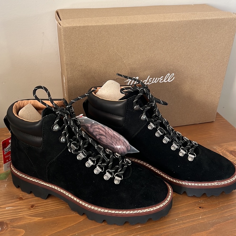 Madewell The Citywalk Lugsole Hiker Boot in Leather